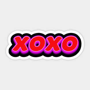 Valentine XO Graphic Sticker